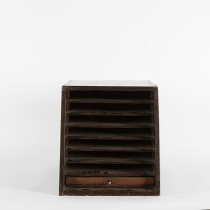 A Vintage Chinese Desk Organiser
