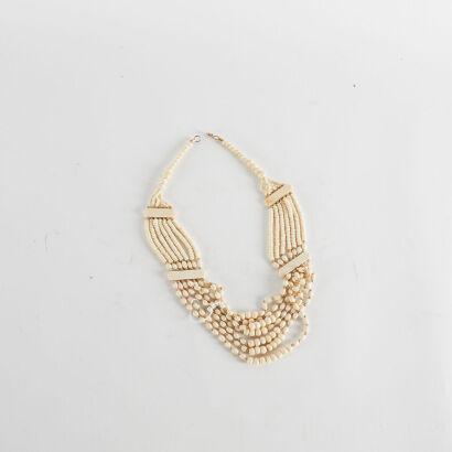A Beaded Bone Necklace