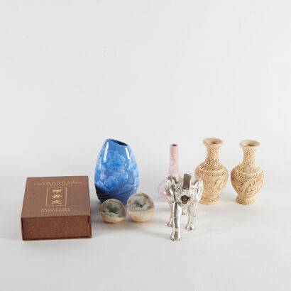An Eclectic Grouping Of Chinese Trinkets