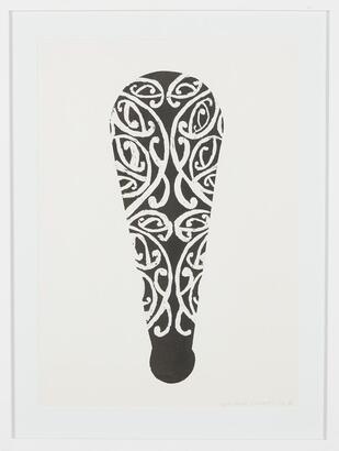 TARIAO PAIKEU Lick My Patu Signed Lithograph