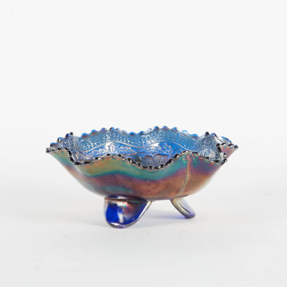 An Iridescent Carnival Bowl