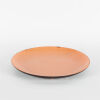 An Orange Enamel Charger Plate