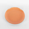 An Orange Enamel Charger Plate - 2