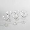 A Set Of Six Martini Glasses - 2