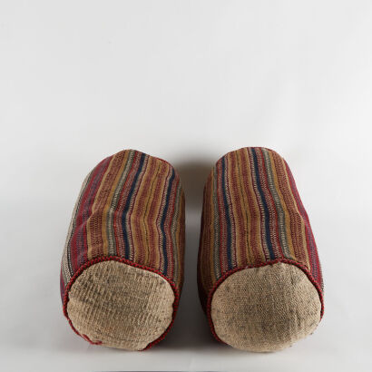 A Pair Of Turkish Bolster Cushions
