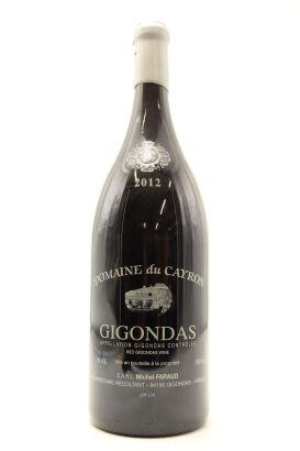 (1) 2012 Domaine du Cayron Gigondas, Rhone, 3000ml [JR16]