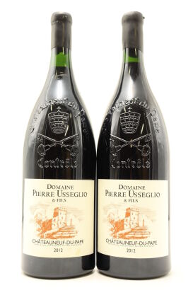 (2) 2012 Domaine Pierre Usseglio et Fils Chateauneuf-du-Pape, Rhone, 3000ml [JR16.5]