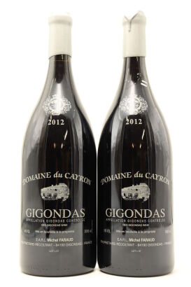 (2) 2012 Domaine du Cayron Gigondas, Rhone, 3000ml [JR16]