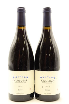 (2) 2014 Kusuda Syrah, Martinborough [JR17]