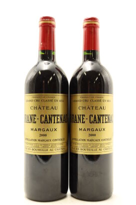 (2) 2000 Chateau Brane-Cantenac, Margaux [JR17]