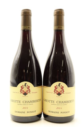 (2) 2014 Domaine Ponsot Griotte-Chambertin Grand Cru, Cote de Nuits