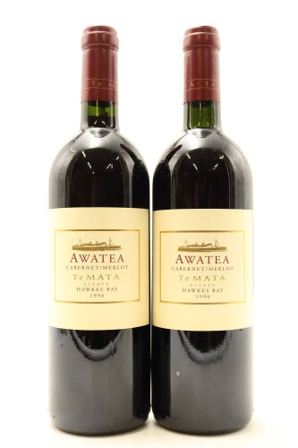(2) 1996 Te Mata Estate Awatea Cabernets Merlot, Hawke's Bay