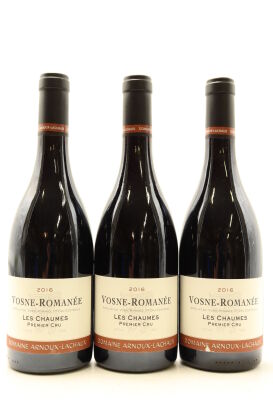 (3) 2016 Domaine Arnoux-Lachaux Les Chaumes, Vosne-Romanee Premier Cru