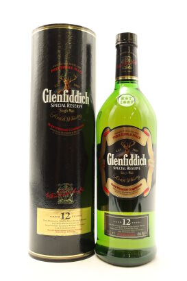 (1) Glenfiddich Special Old Reserve Pure Malt Single Malt Scotch Whisky, 43% ABV, 1000ml, circa 1980s