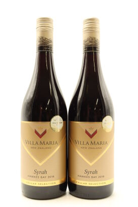 (2) 2018 Villa Maria Cellar Selection Syrah, Hawke's Bay [JR17]