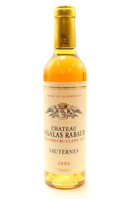 (1) 2006 Chateau Sigalas Rabaud, Sauternes, 375ml