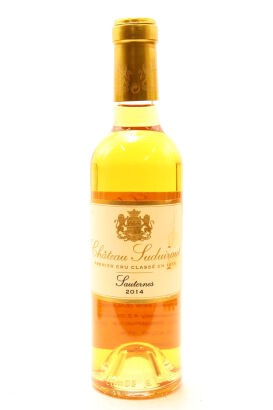 (1) 2014 Chateau Suduiraut, Sauternes, 375ml