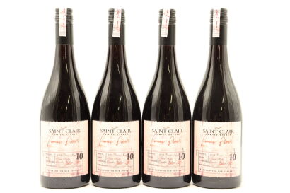 (4) 2019 Saint Clair Pioneer Block 10 Twin Hills Pinot Noir, Marlborough