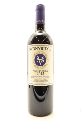 (1) 2015 Stonyridge Vineyard Larose, Waiheke Island