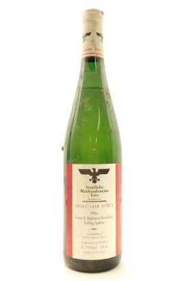 (1) 1994 Staatliche Weinbaudomane Trier 'Trierer St. Maximiner Kreuzberg' Riesling Spatlese, Mosel (TS)