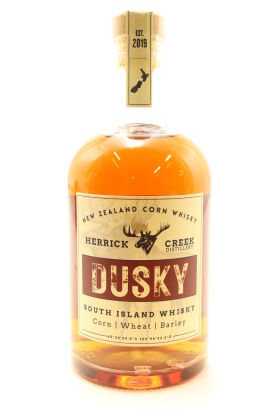 (1) Herrick Creek Dusky Corn New Zealand Whisky, 46% ABV, 500ml