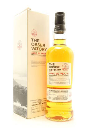 (1) The Observatory 20 Year Old Single Malt Scotch Whisky, 40% ABV