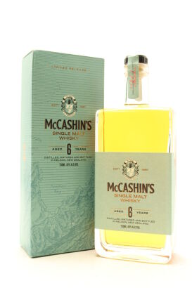(1) McCashin's 6 year Old Single Malt New Zealand Whisky, 40% ABV