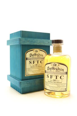 (1) Edradour Ballechin SFTC Bourbon Cask Matured 10 Year Old Single Malt Scotch Whisky, 55.6% ABV, 500ml
