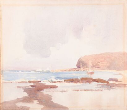 WILLIAM MONTAGNE WHITNEY Watercolour