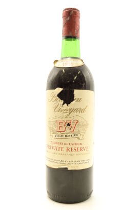 (1) 1958 Beaulieu Vineyard BV Georges de Latour Private Reserve Cabernet Sauvignon, Napa Valley [WS97]
