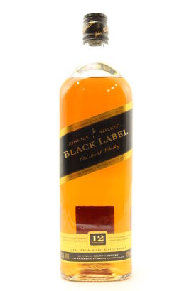 (1) Johnnie Walker Black Label 12 Year Old Blended Scotch Whisky, 43% ABV, 1125ml