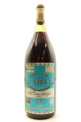 (1) 1985 Stellenbosh Farmers Winery 1996 South Africa New Zealand Rugby Tour Series Pinotage, 1500ml