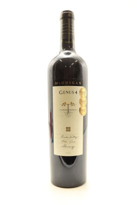 (1) 2001 McGuigan Genus 4 Old Vine Shiraz, Hunter Valley