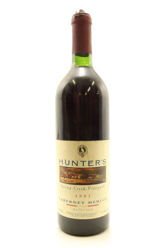 (1) 1993 Hunter's Spring Creek Vineyard Cabernet Merlot, Marlborough
