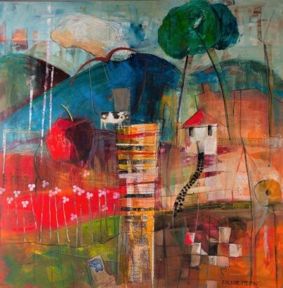 Dalene Meiring - Abstract Landscape of the Countryside