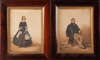 A Pair of Victorian Portraits