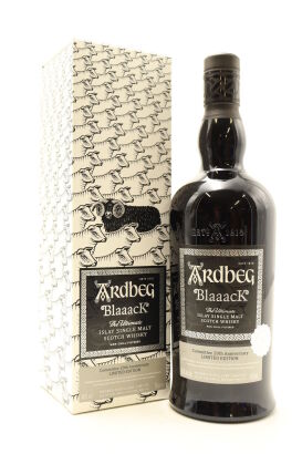 (1) Ardbeg 'Blaaack' Celebration of 20 years of Committee Releases Islay Single Malt Scotch Whisky, 46% ABV