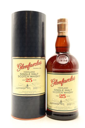 (1) Glenfarclas 25 Year Old Single Malt Scotch Whisky, 43% ABV