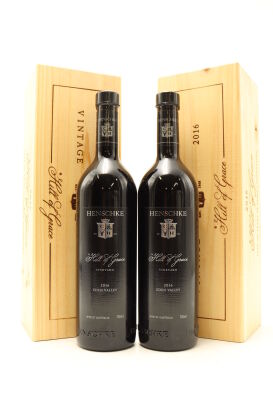 (2) 2016 Henschke Hill of Grace Shiraz, Eden Valley [JR18.5] [RP98] [WS98]
