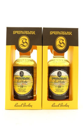 (2) Springbank Local Barley 10 Year Old 2021 Release Single Malt Scotch Whisky, 51.6% ABV