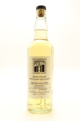 (1) Kilkerran Hand Filled Distillery Exclusive Single Malt Scotch Whisky, 57% ABV
