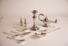 A Selection of Sterling Silverware & seven EPNS spoons
