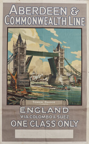 A Gibbs & Gibbs Tower Bridge Poster