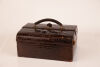 An Edwardian Drew & Co.Crocodile Jewellery Box 