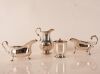 Two Sterling Silver Gravy Boats, A Sterling Silver Jug and A Sterling Silver Christening Cup&nbsp;