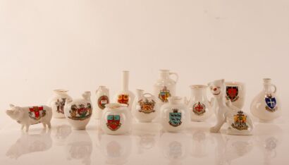 A Collection of Souvenir Ceramics