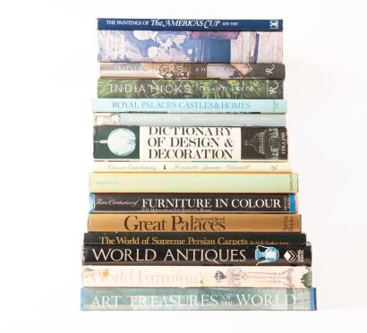 A Collection of Fifteen Decorative Arts Books