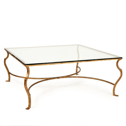 A Contemporary Glass Coffee Table