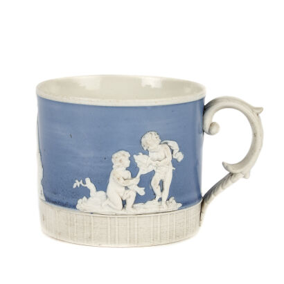 A 19th Century Jasperware Mug