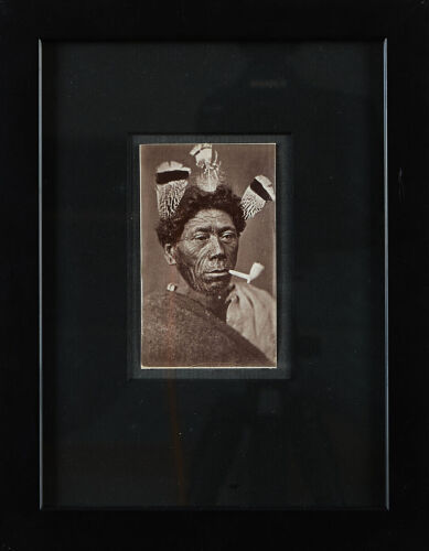 ATTRIBUTED TO BURTON BROTHERS Portrait of Ratene Hihitawa, Ngāti Pākenga of Tauranga